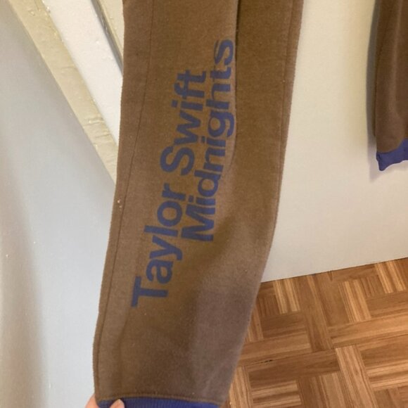 Taylor Swift Midnights Brown Sweatpants XS Official Merch - Picture 2 of 3